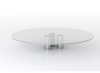 Orion Glass Top coffee table UK